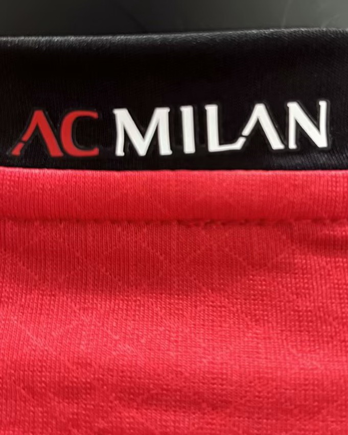 AC Milan 2023/24 Home Long Sleeve Jersey (Player Version)