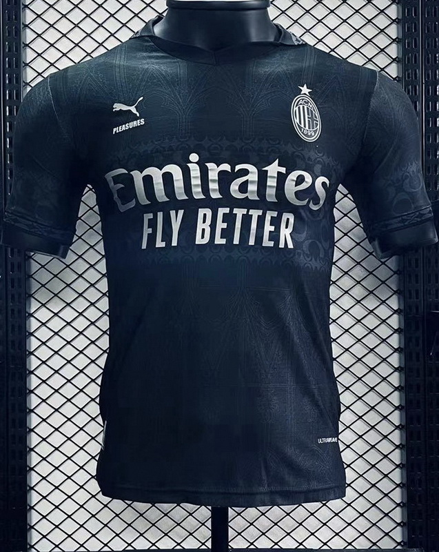 AC Milan 2023/24 Jointly-Designed Black Jersey (Player Version)