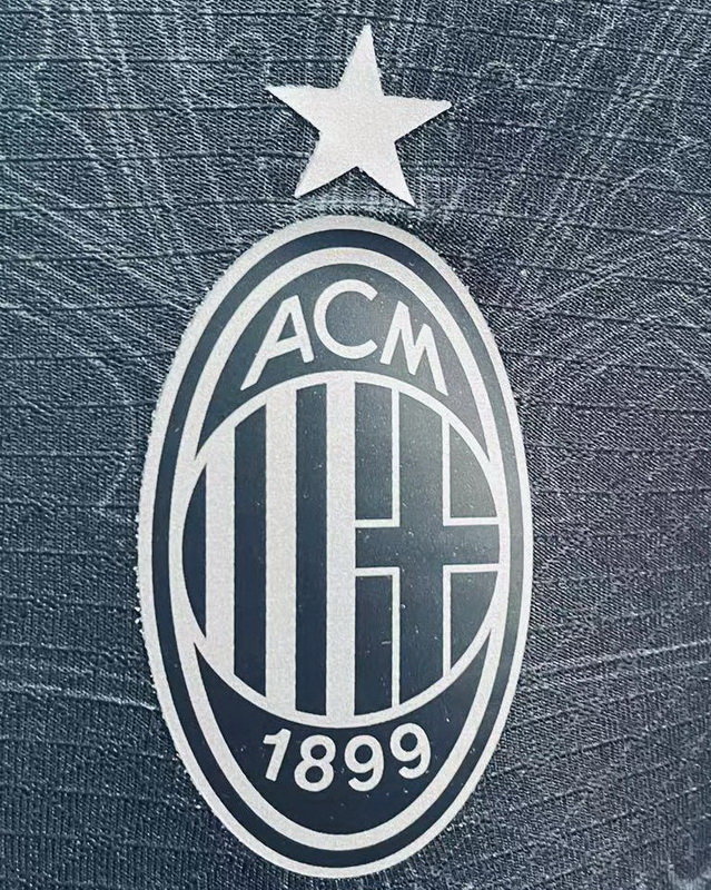 AC Milan 2023/24 Jointly-Designed Black Jersey (Player Version)