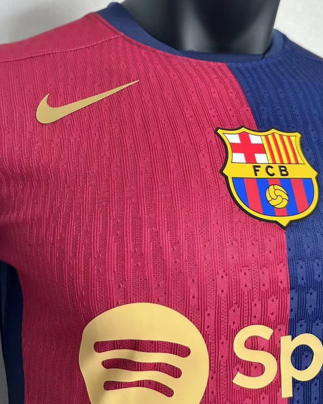 Barcelona 2024/25 Home Soccer Jersey (Player Version)