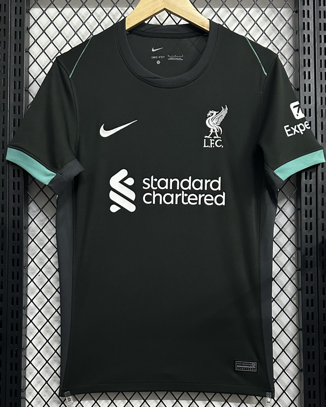 Liverpool 2024/25 Away Black Soccer Jersey