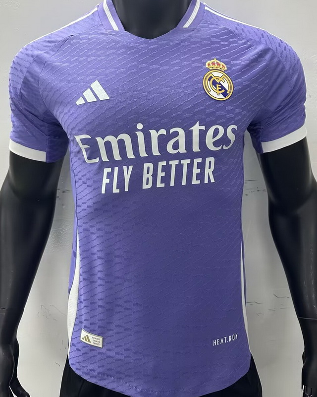 Real Madrid 2024/25 Away Purple Soccer Jersey (Player Version)