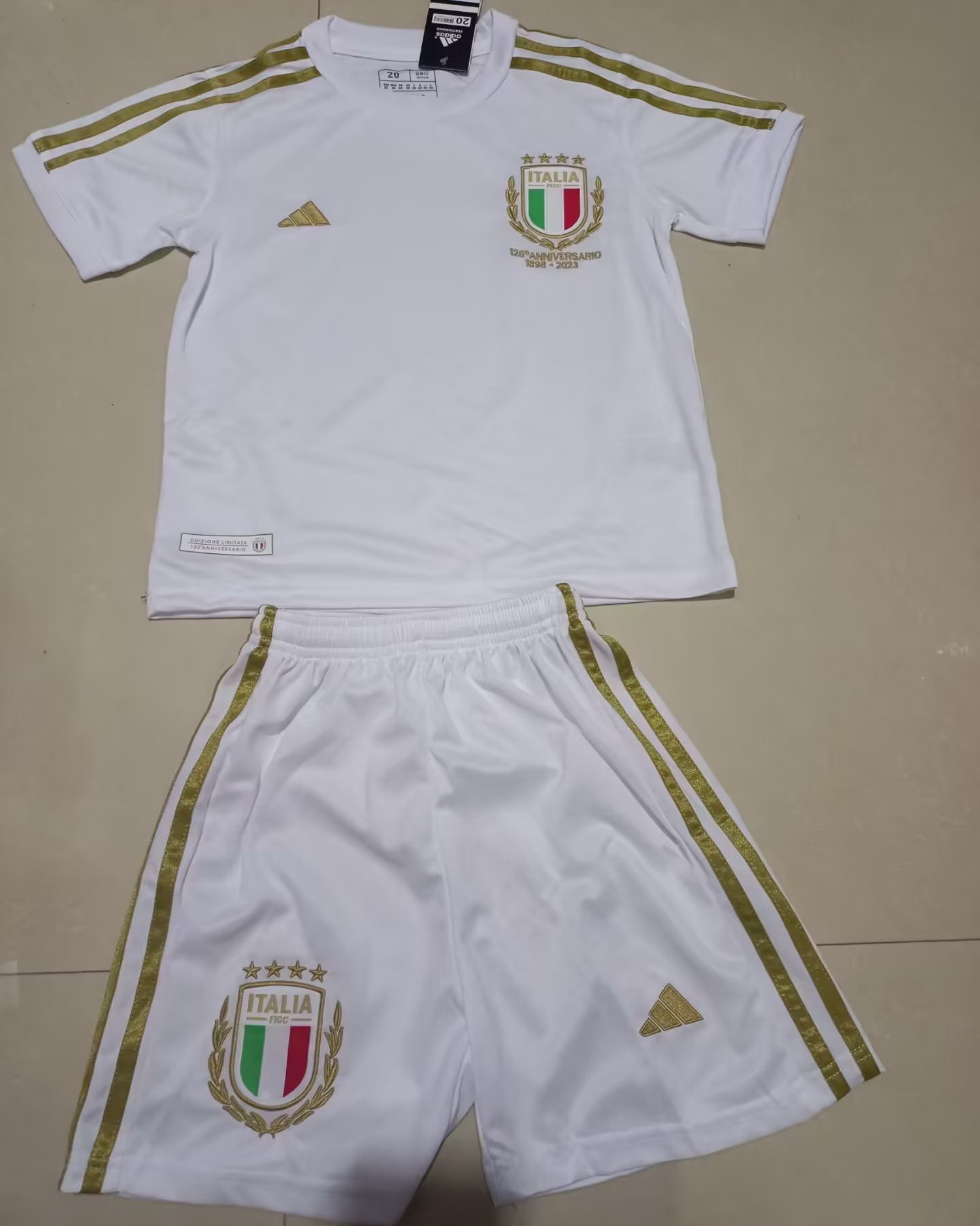 Kid Italy 125 Years Anniversary Soccer Kit