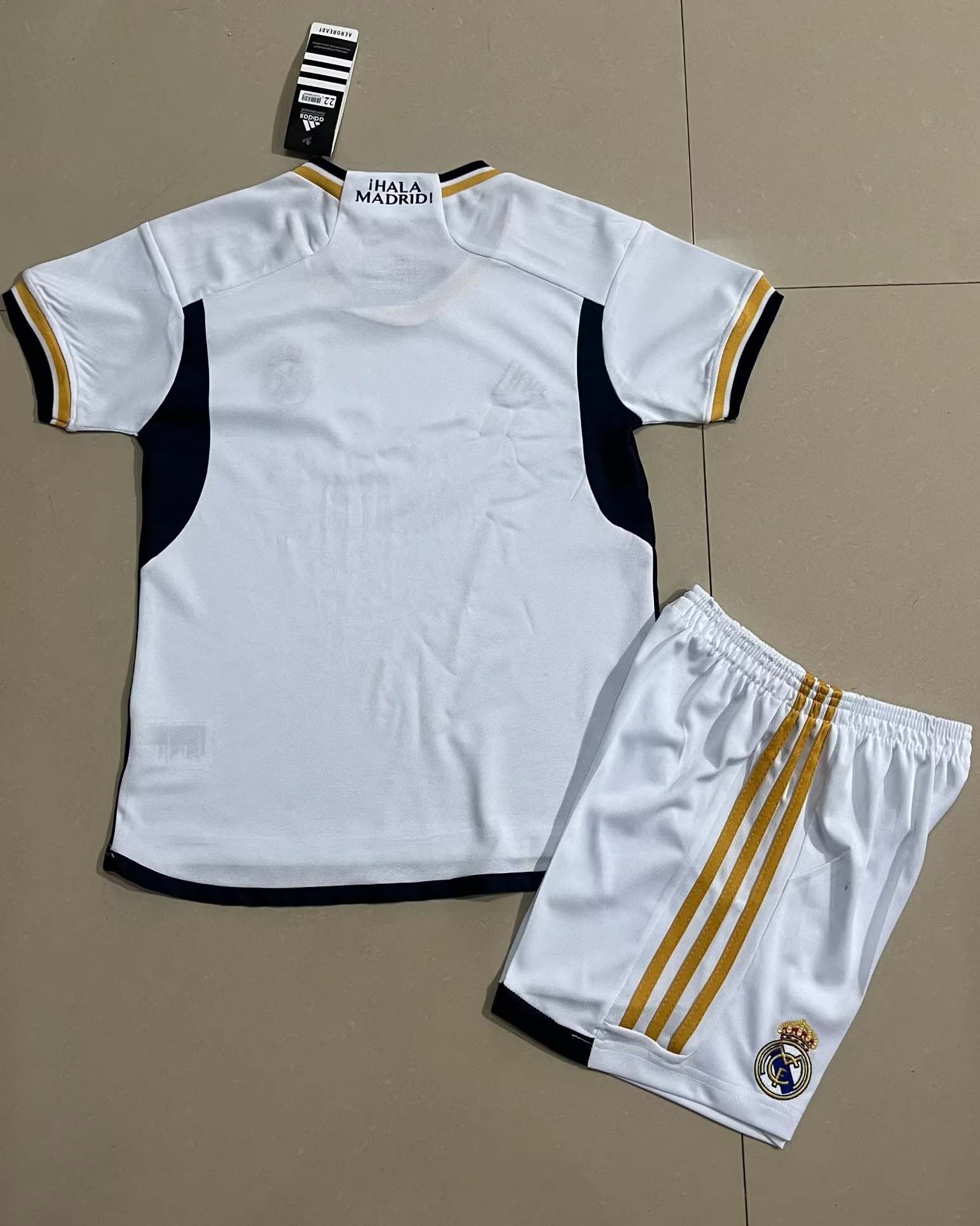 Kid Real Madrid 2023/24 Home Soccer Kit
