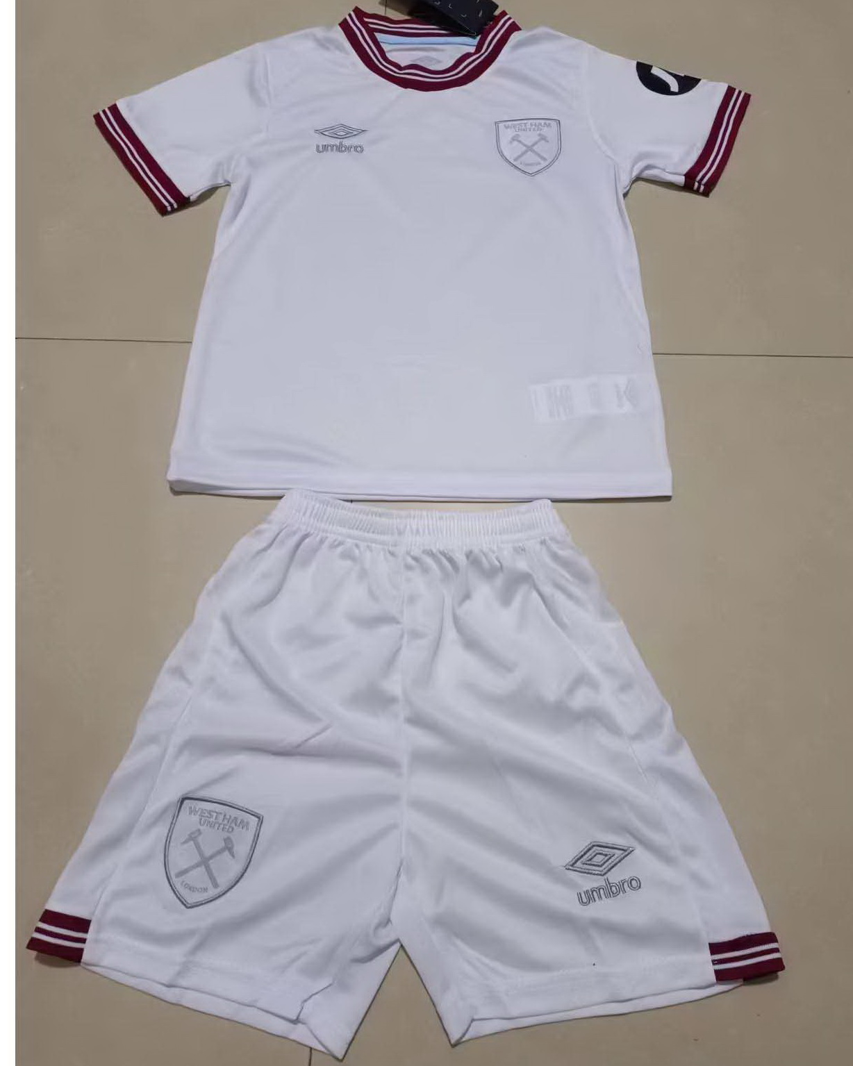 Kid West Ham United 2023/24 Away Soccer Kit