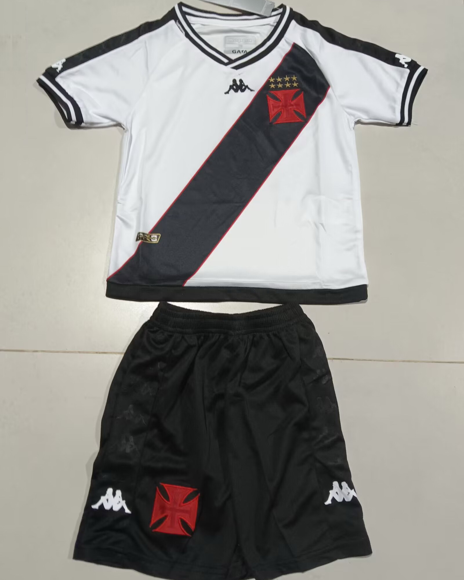 Kid Vasco da Gama 2024/25 Home Soccer Jersey Kit