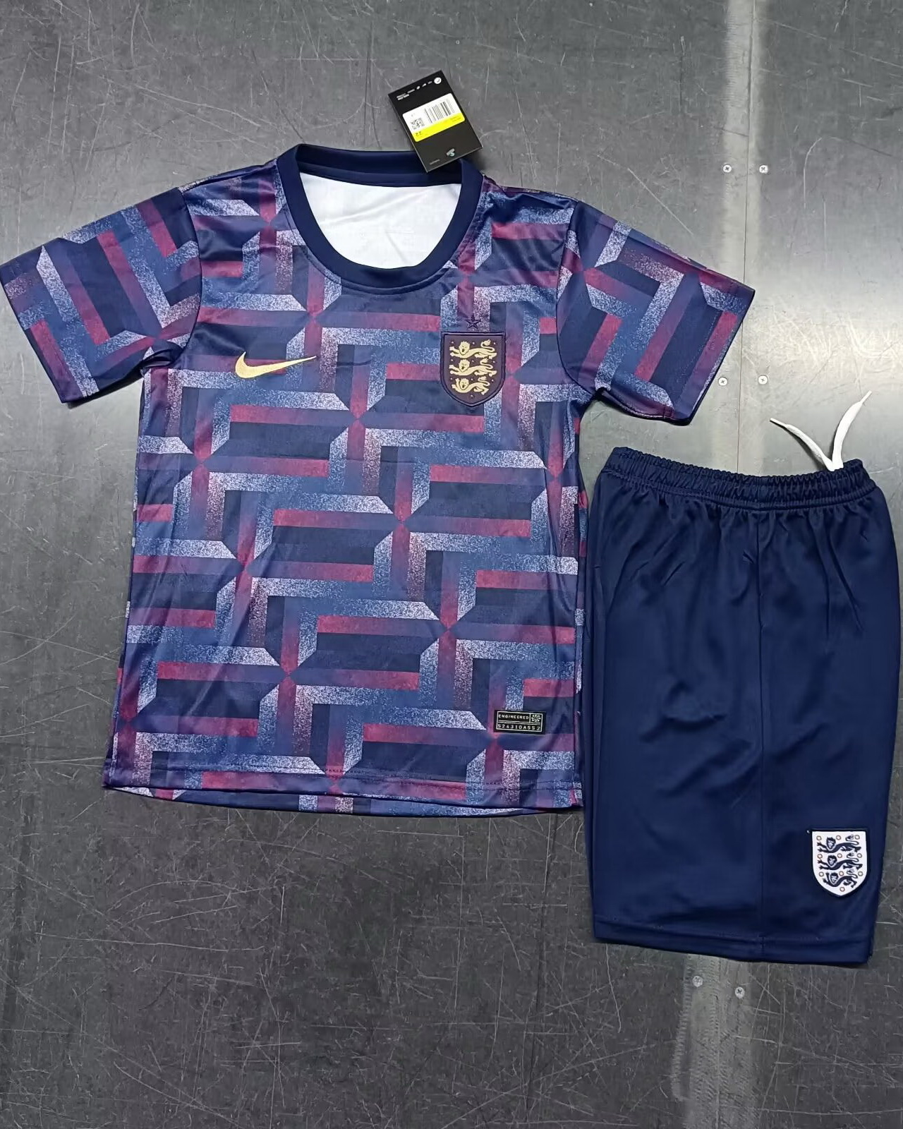 Kid England 2024 European Cup Training Jersey Kit