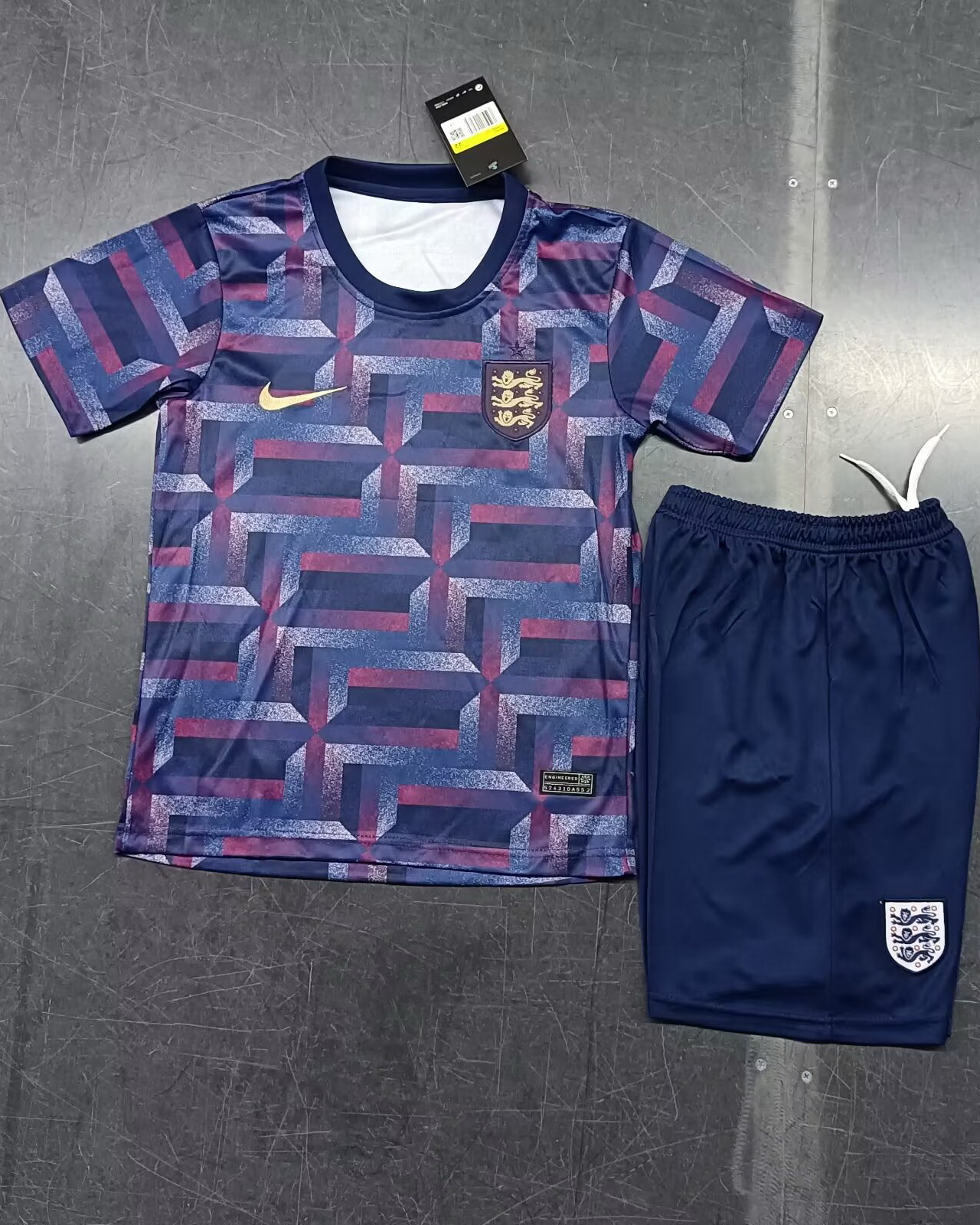 Kid England 2024 European Cup Training Jersey Kit
