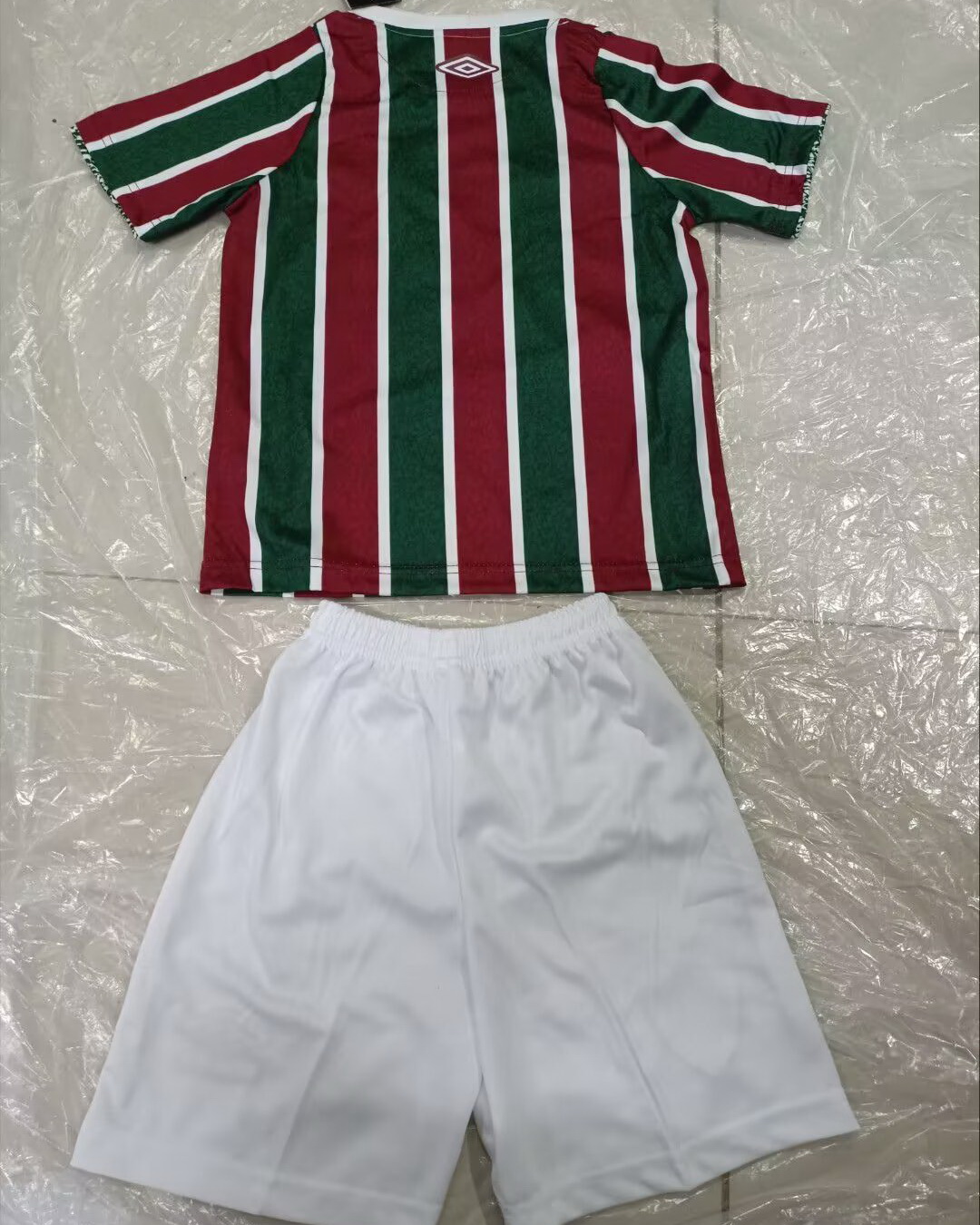 Kid Fluminense 2024/25 Home Soccer Jersey Kit