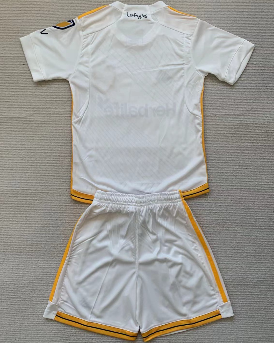 Kid LA Galaxy 2024/25 Home Soccer Jersey Kit