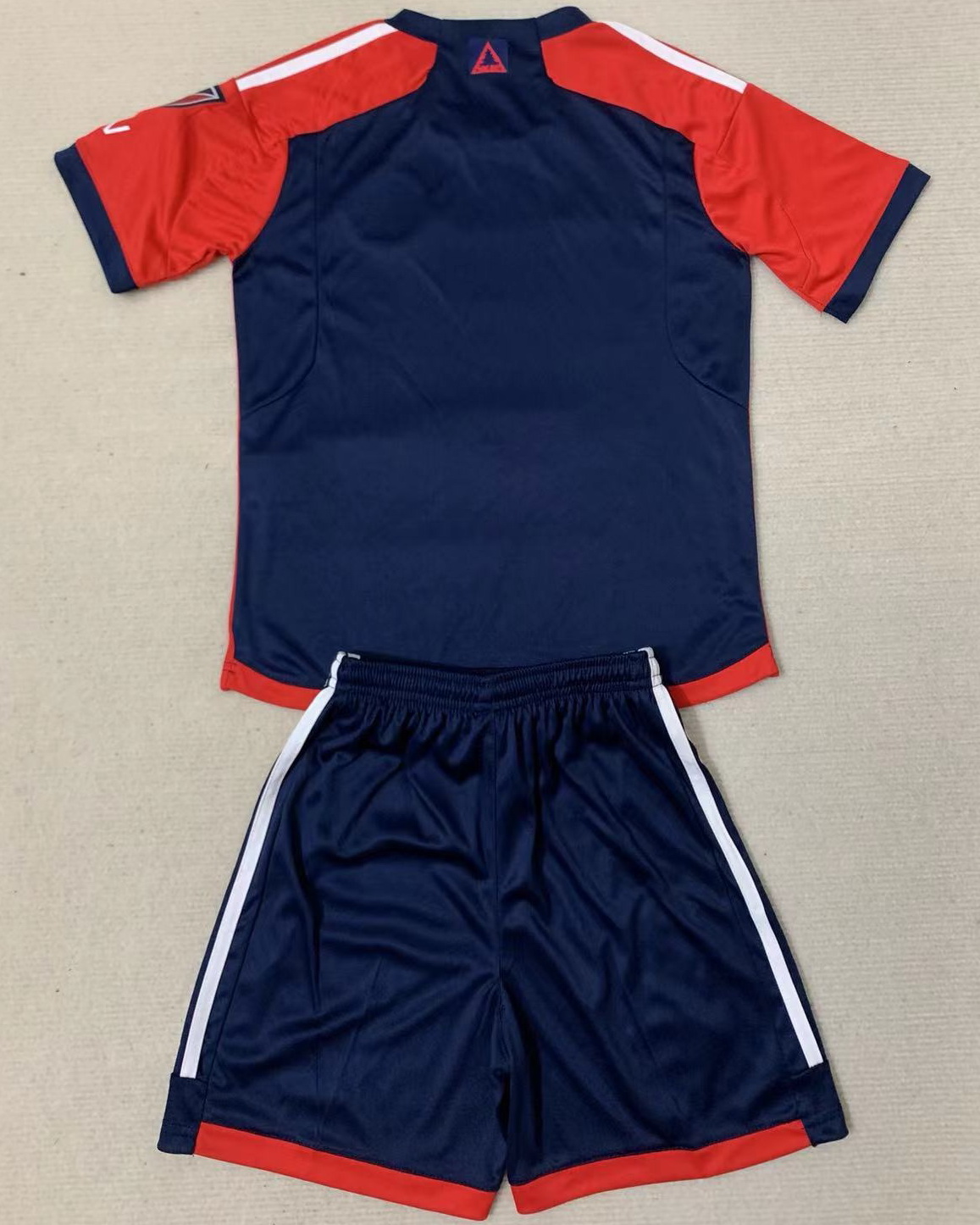Kid New England Revolution 2024/25 Home Soccer Jersey Kit