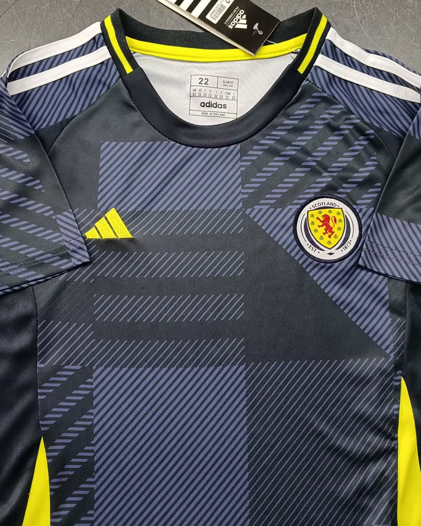 Kid Scotland 2024 European Cup Home Soccer Jersey Kit