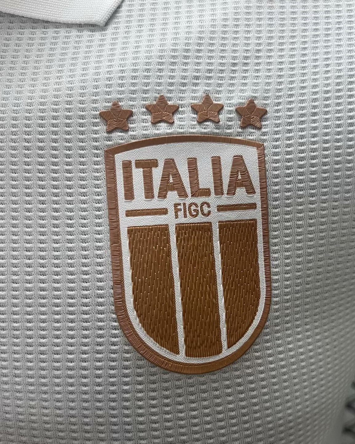 Italy 2023/24 White Polo Shirts (Player Version)