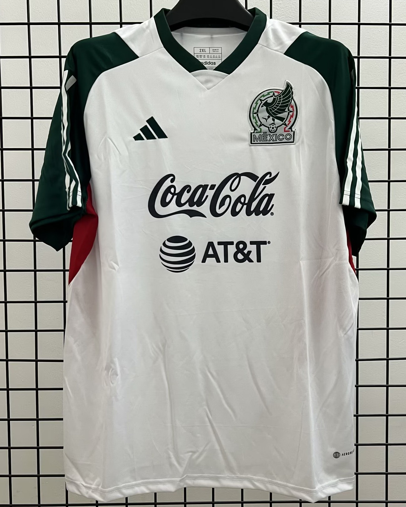 Mexico 2023/24 White/Green Training Soccer Jersey