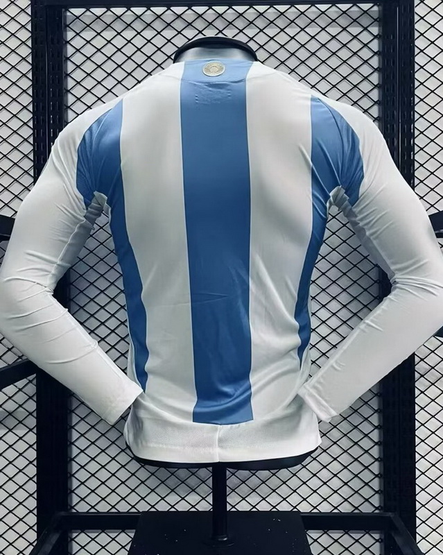 Argentina 2024 Copa America Home Long Sleeve Jersey (Player)