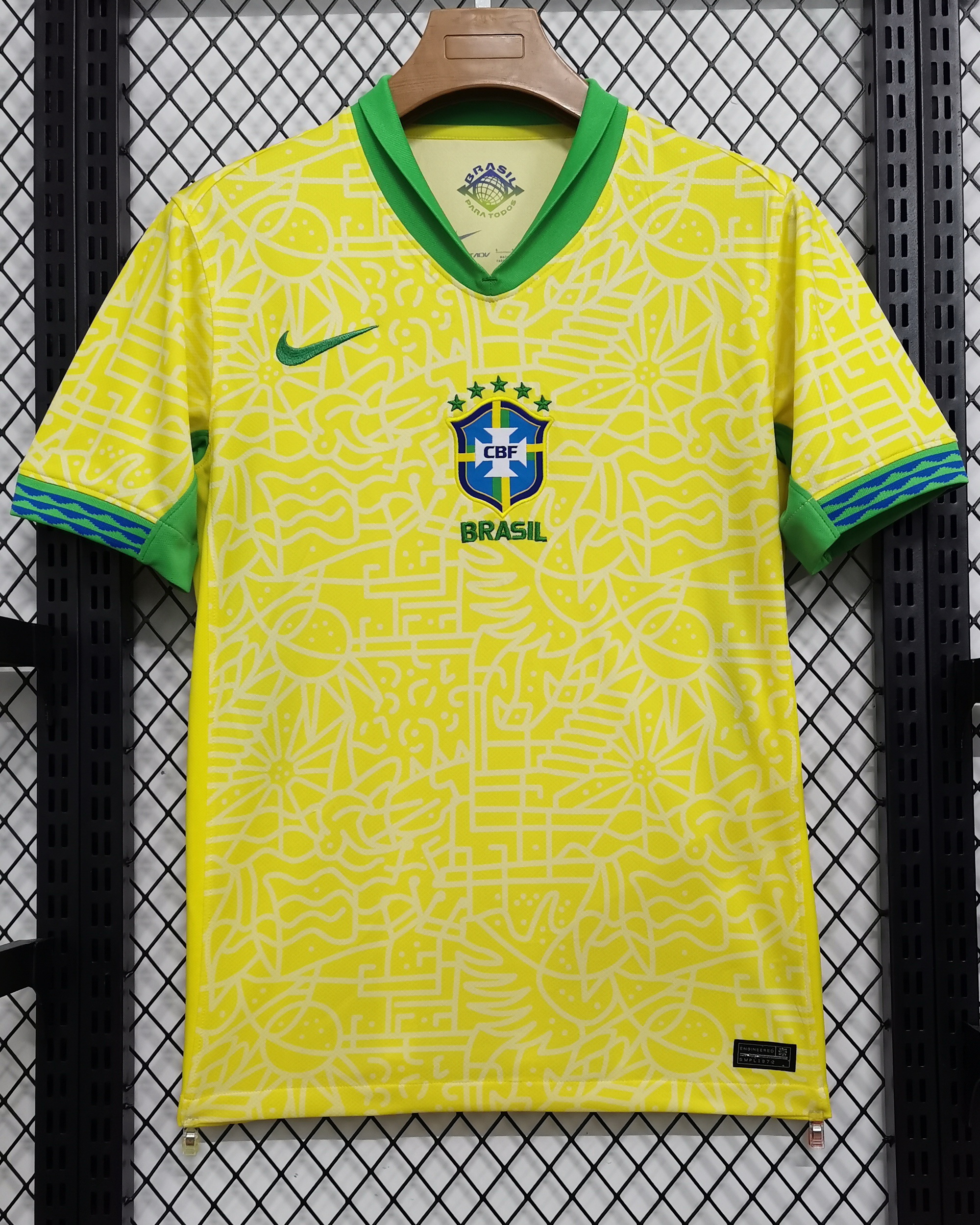 Brazil 2024/25 Home Soccer Jersey