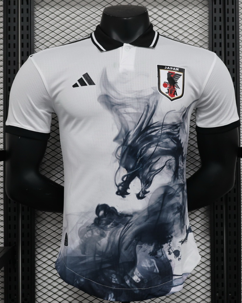 Japan 2024/25 Dragon White/Black Jersey (Player Version)