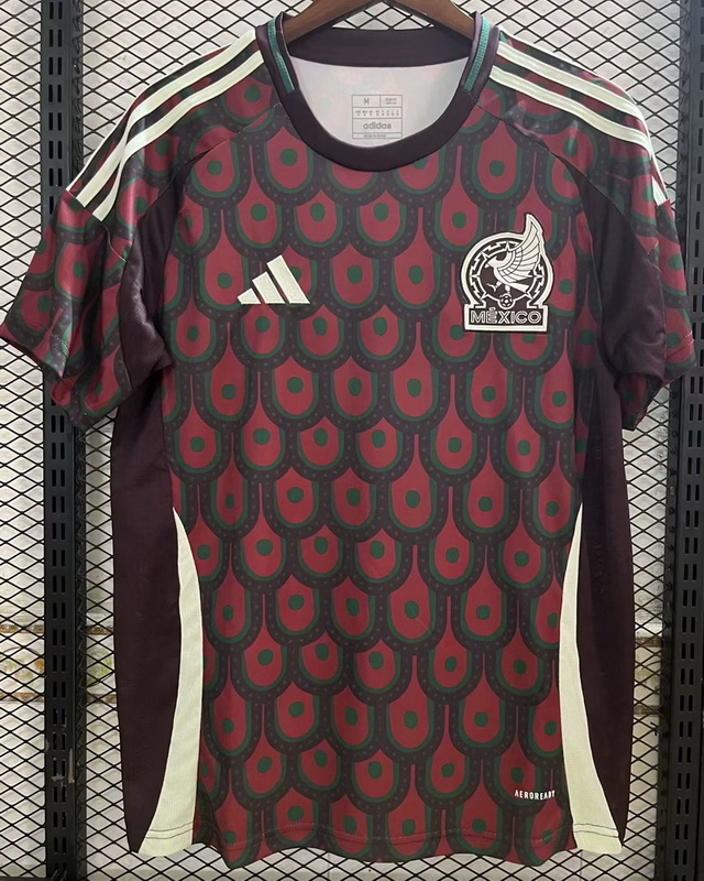 Mexico 2024/25 Home Red Soccer Jersey