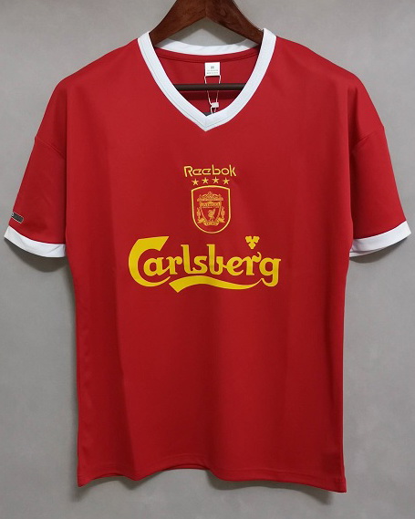 Liverpool 2000/01 Home Soccer Jersey