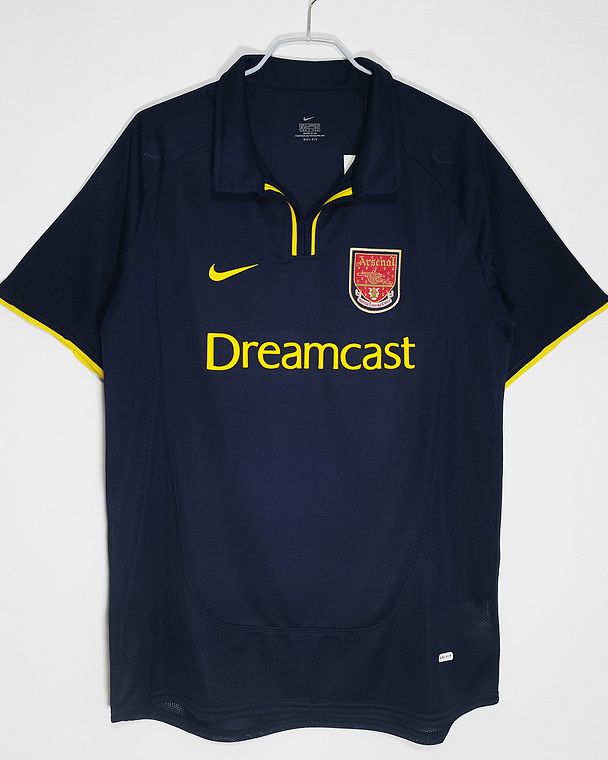 Arsenal 2000/02 Away Navy Blue Jersey