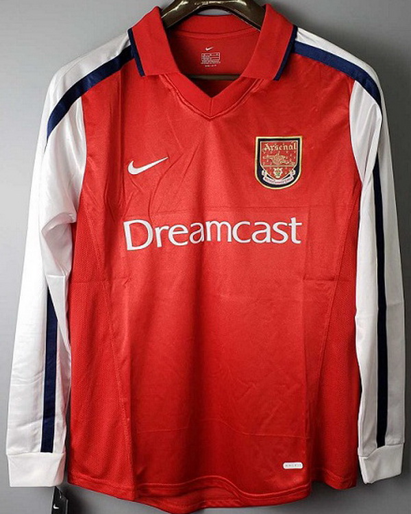 Arsenal 2000/02 Home Long Sleeve Jersey