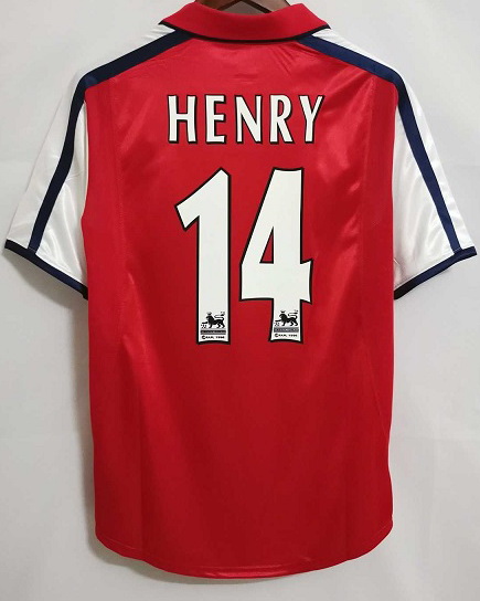 Arsenal 2000/02 Home Soccer Jersey
