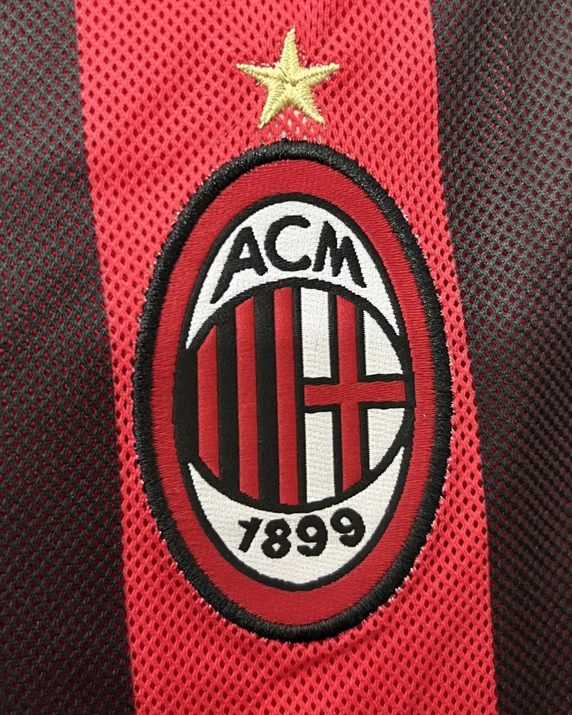 AC Milan 2002/03 Home Soccer Jersey
