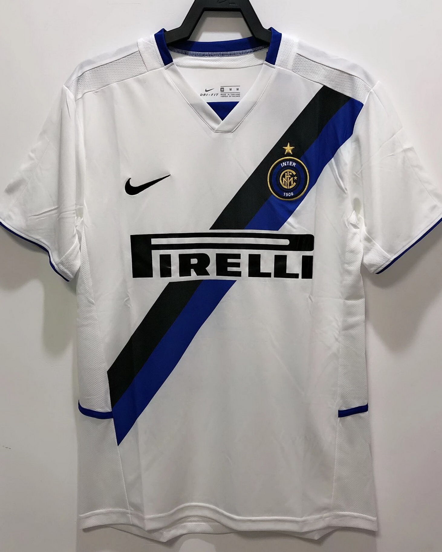 Inter milan 2002/03 Away White Soccer Jersey