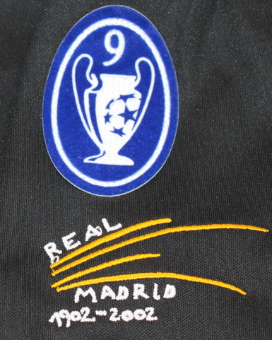 Real Madrid 2002/03 Away Black Jersey