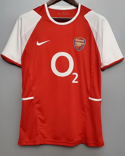 Arsenal 2002/04 Home Soccer Jersey
