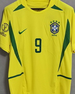 Brazil 2002 Home Soccer Jersey
