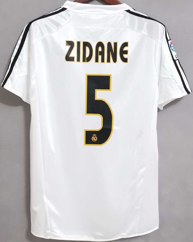 Real Madrid 2004/05 Home Soccer Jersey