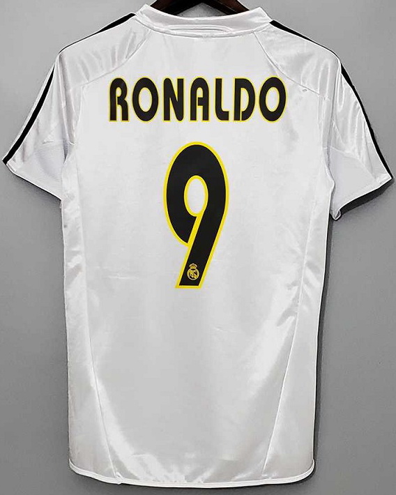 Real Madrid 2004/05 Home Soccer Jersey