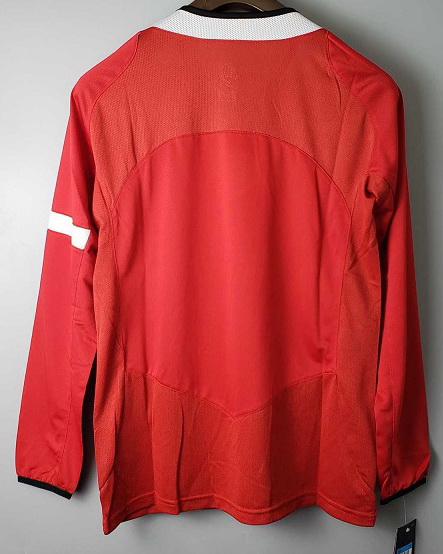 Manchester United 2004/06 Home Long Sleeve Jersey