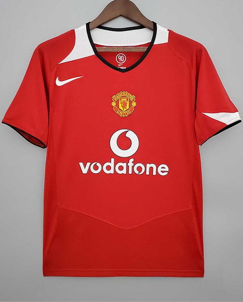 Manchester United 2004/06 Home Soccer Jersey
