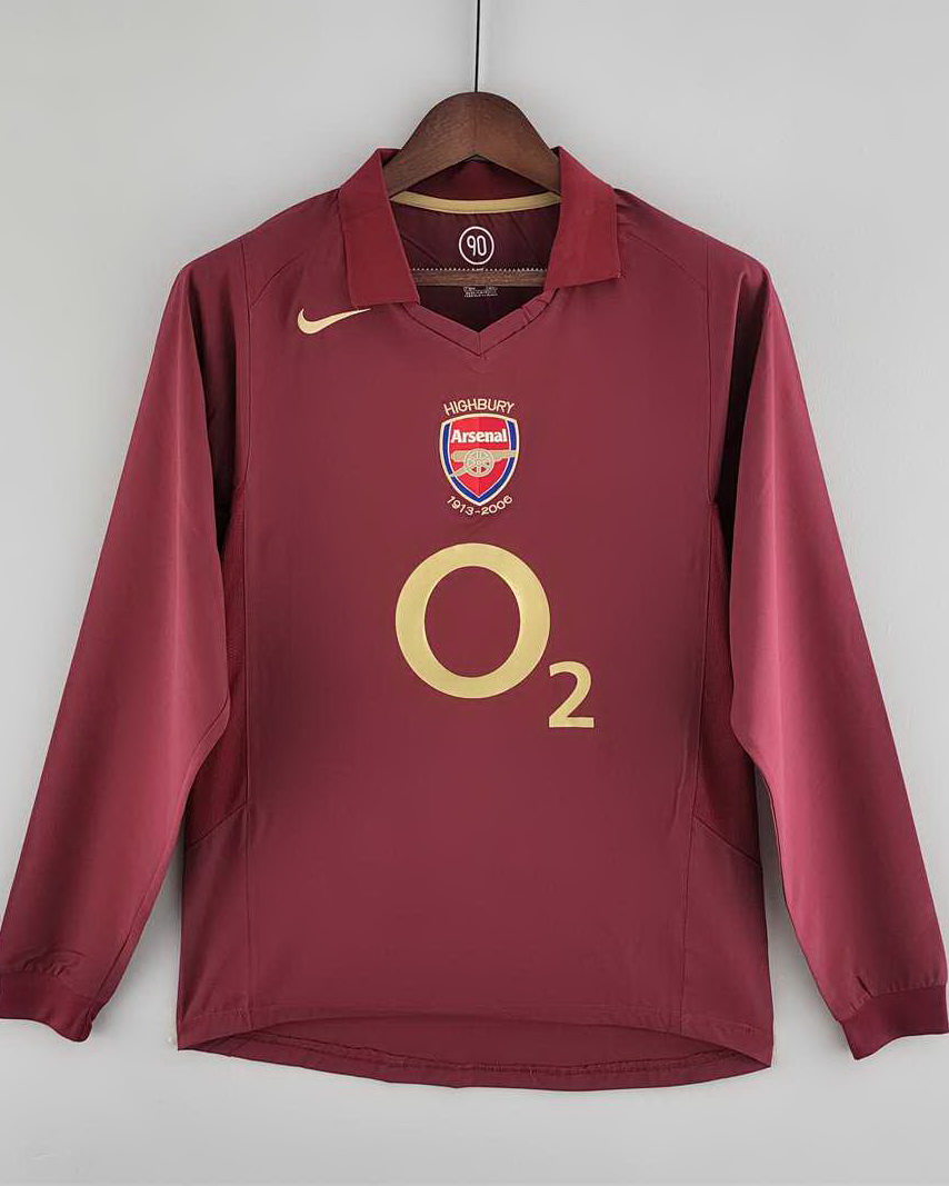 Arsenal 2005/06 Home Long Sleeve Jersey
