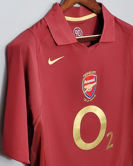 Arsenal 2005/06 Home Soccer Jersey