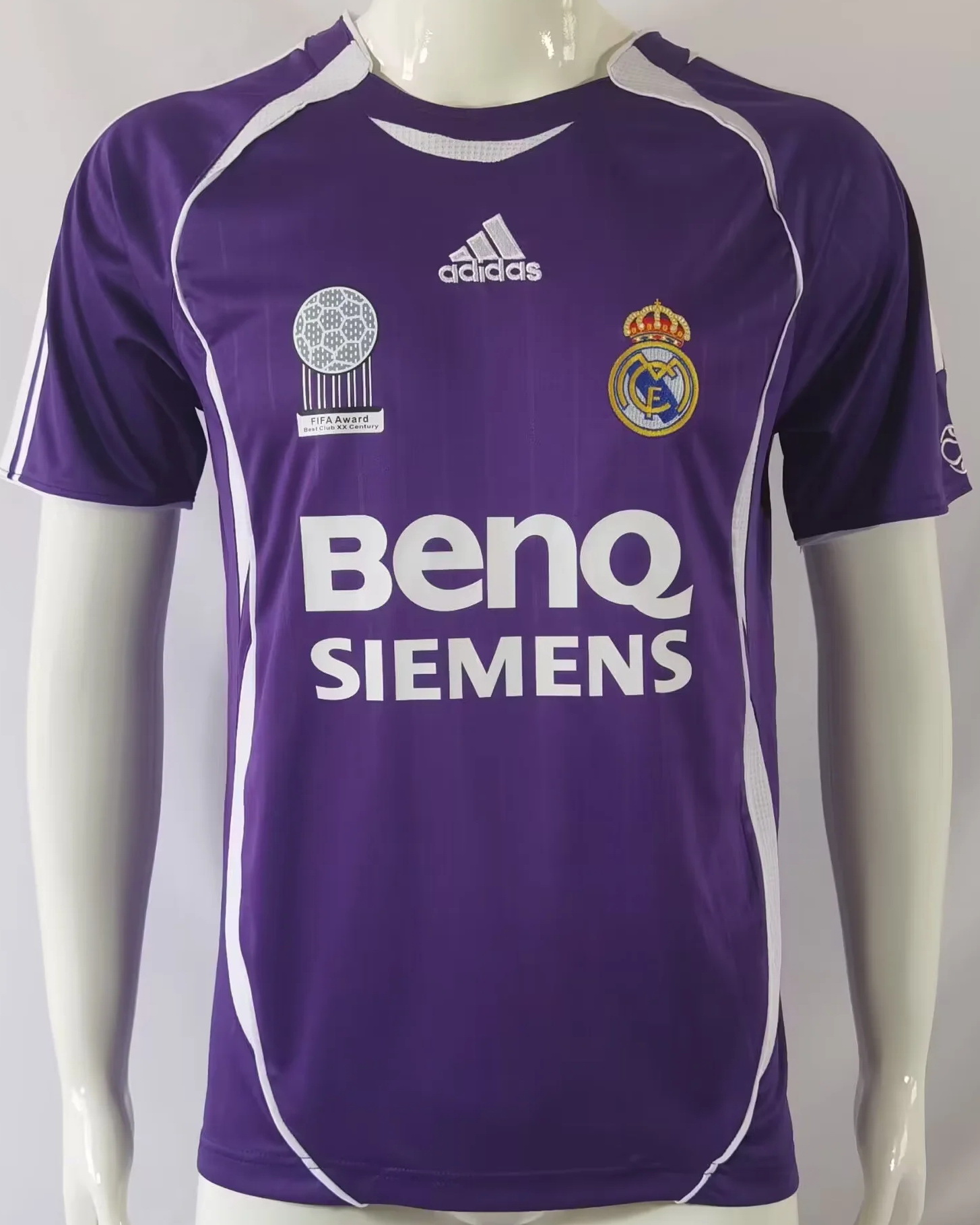 Real Madrid 2006/07 Away Purple Jersey