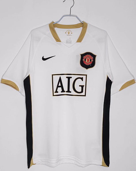 Manchester United 2006/07 Away White Jersey