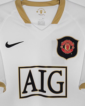 Manchester United 2006/07 Away White Jersey