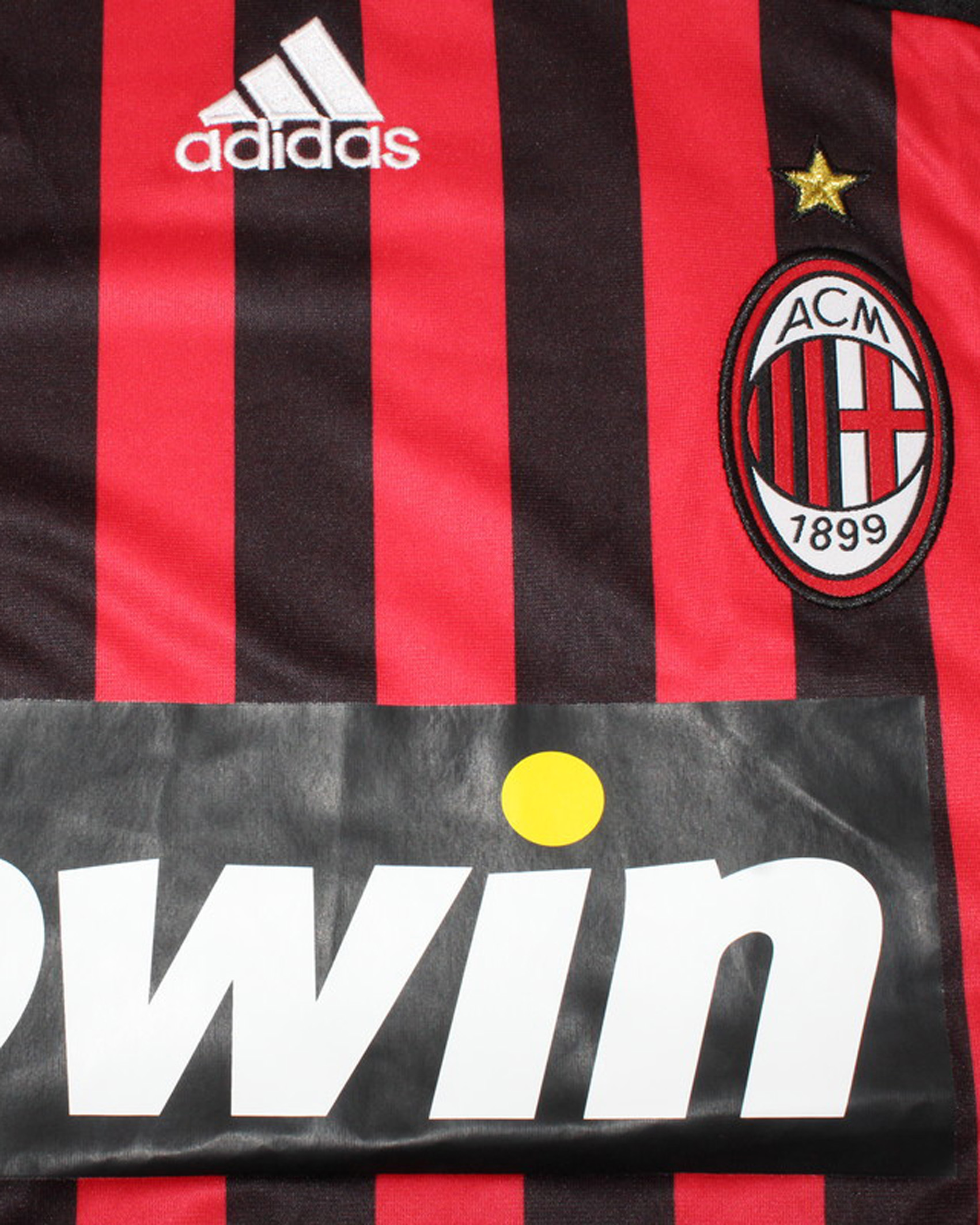 AC Milan 2007/08 Home Long Sleeve Jersey