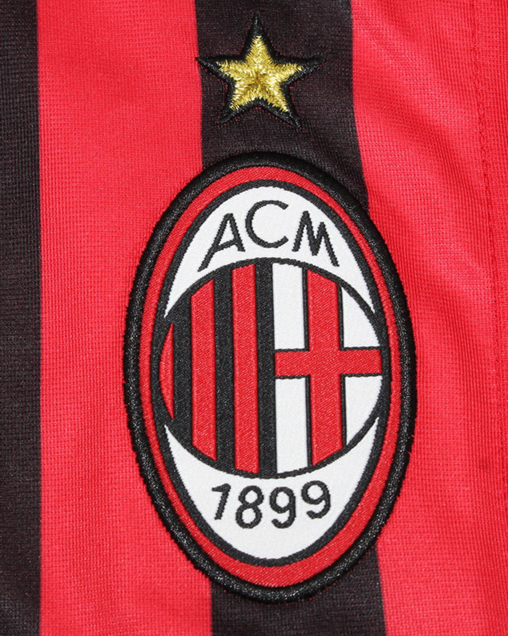 AC Milan 2007/08 Home Long Sleeve Jersey