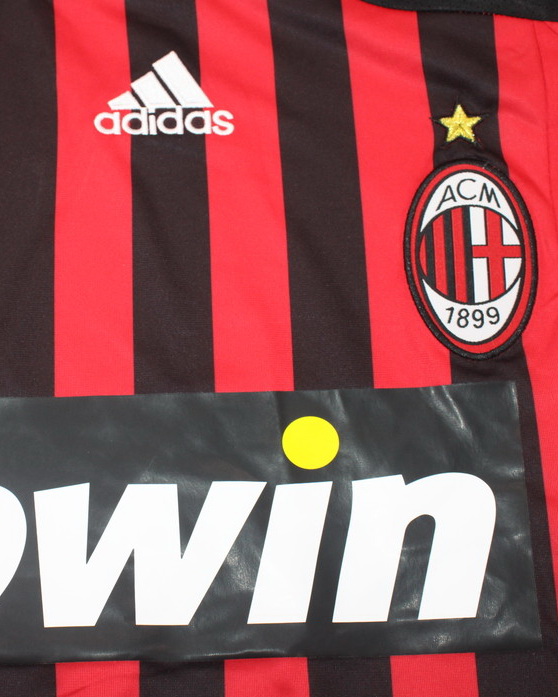 AC Milan 2007/08 Home Soccer Jersey