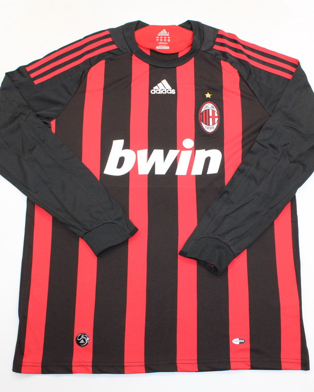 AC Milan 2008/09 Home Long Sleeve Jersey