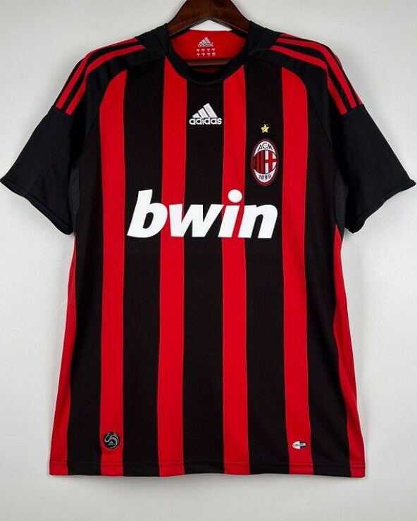 AC Milan 2008/09 Home Soccer Jersey
