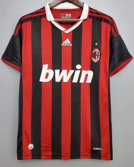 AC Milan 2009/10 Home Soccer Jersey