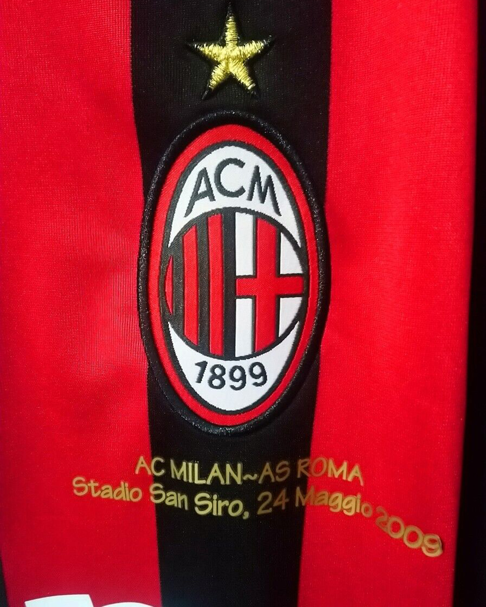 AC Milan 2009/10 Home Maldini #3 Jersey