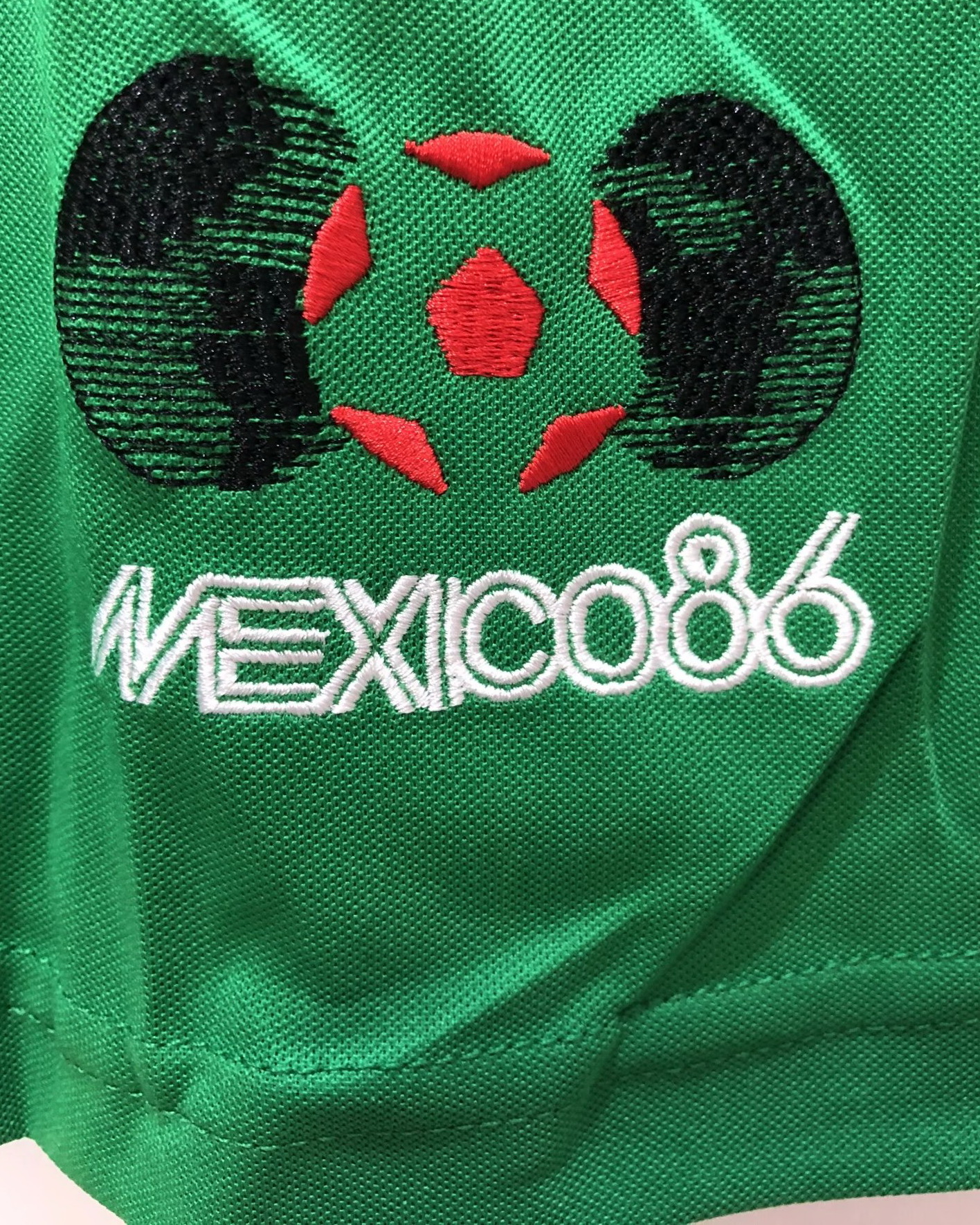 Mexico 1986 Home Green Soccer Jersey