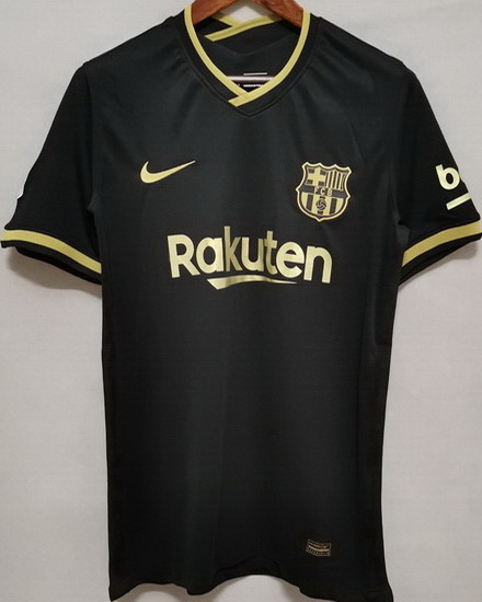 Barcelona 2020/21 Away Black Soccer Jersey