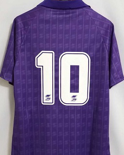 Fiorentina 1989/90 Home Soccer Jersey